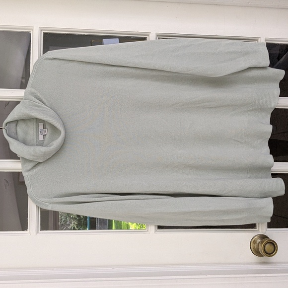 Women's 2X Plus Mint Green Soft Cozy Fall Winter Sweater - Picture 1 of 4
